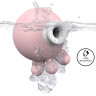 Нежно-розовый вакуумный клиторальный стимулятор-осьминог OCTOPI