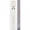 Белый вибратор-жезл Super massager - 32 см.