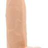 Телесный фаллоимитатор Realistic Cock 8  With Scrotum - 20 см.