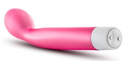 Розовый вибратор G Slim Rechargeable - 18 см. 