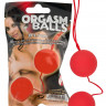Красные вагинальные шарики Orgazm Balls