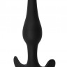 Чёрная анальная пробка Starter - 10,5 см.