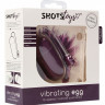 Фиолетовое гладкое виброяйцо Vibrating Egg - 8 см.
