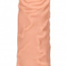 Телесный фаллоимитатор Realistic Dildo с трусиками - 26,7 см.