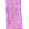 Фиолетовый вибратор Glitters Boy - 26,5 см.