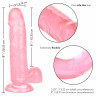Розовый фаллоимитатор Size Queen 6  - 20,25 см.