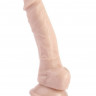Телесный фаллоимитатор Super Realistic Dildo - 18,5 см.
