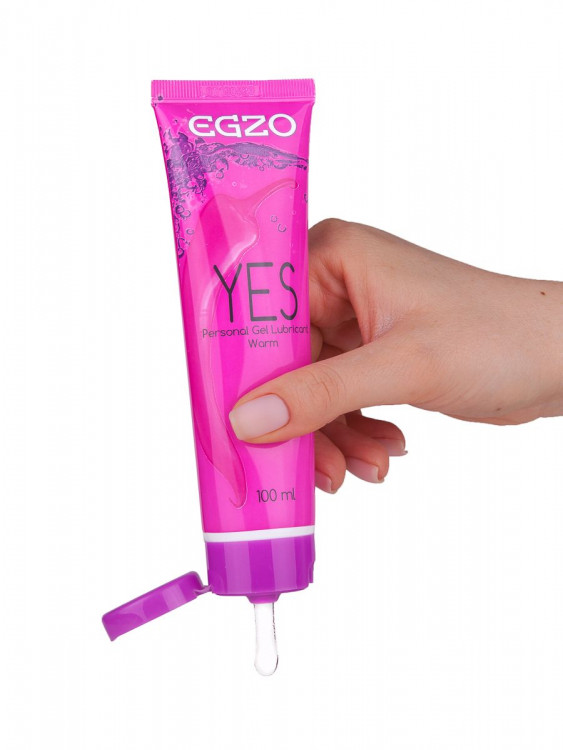 Согревающий лубрикант на водной основе Egzo Yes - 100 мл.